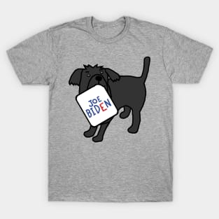 Cute Dog with Joe Biden Sign T-Shirt